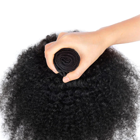 Afro Kinky Curly Virgin Brazilian Hair 3 Bundles Weave Set