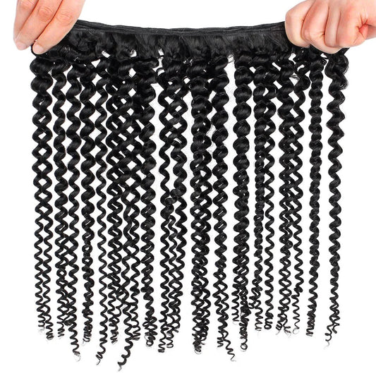 4A 4B Afro Kinky Curly Virgin Brazilian Hair Weave Bundles