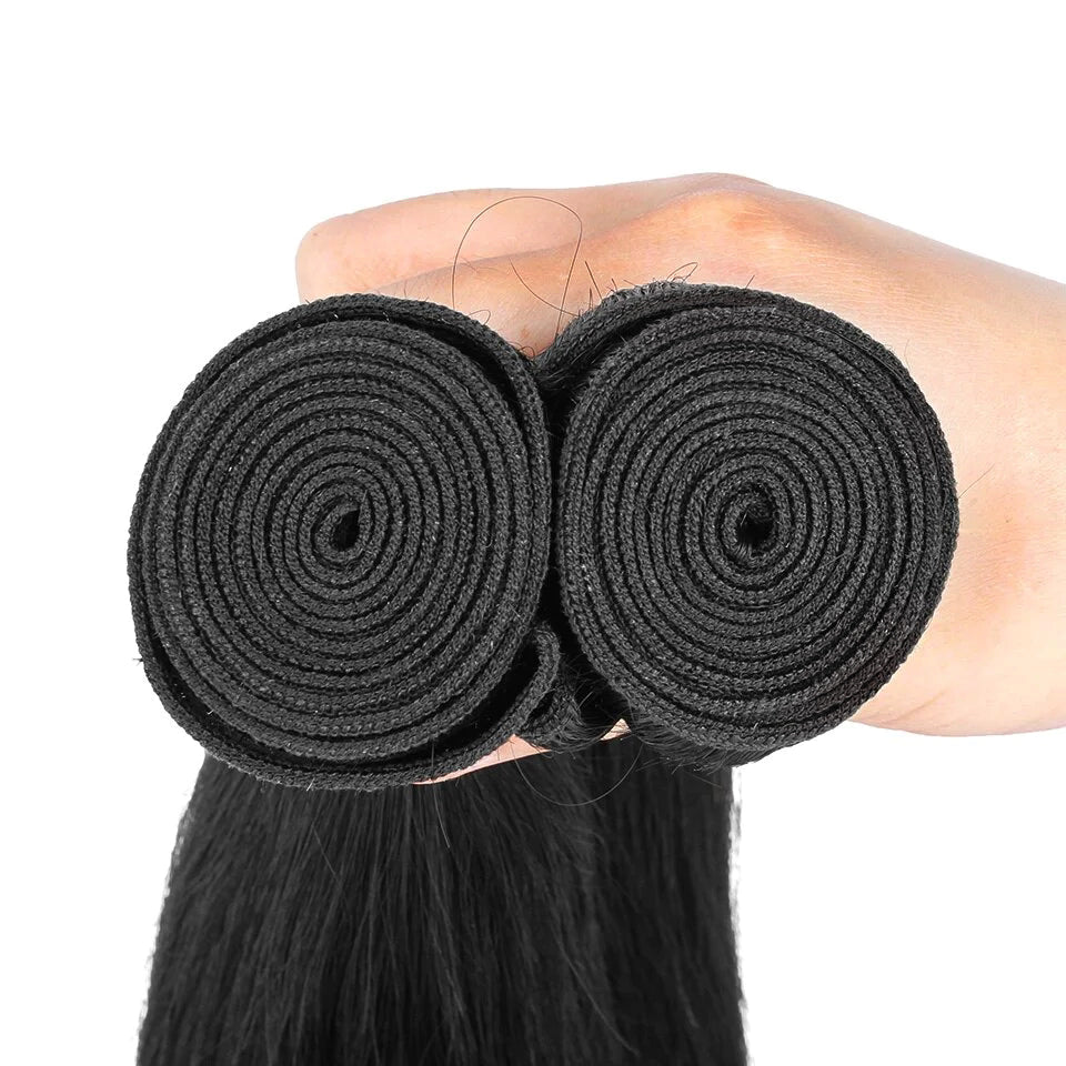 Straight Virgin Brazilian Hair Weave 3 Bundles