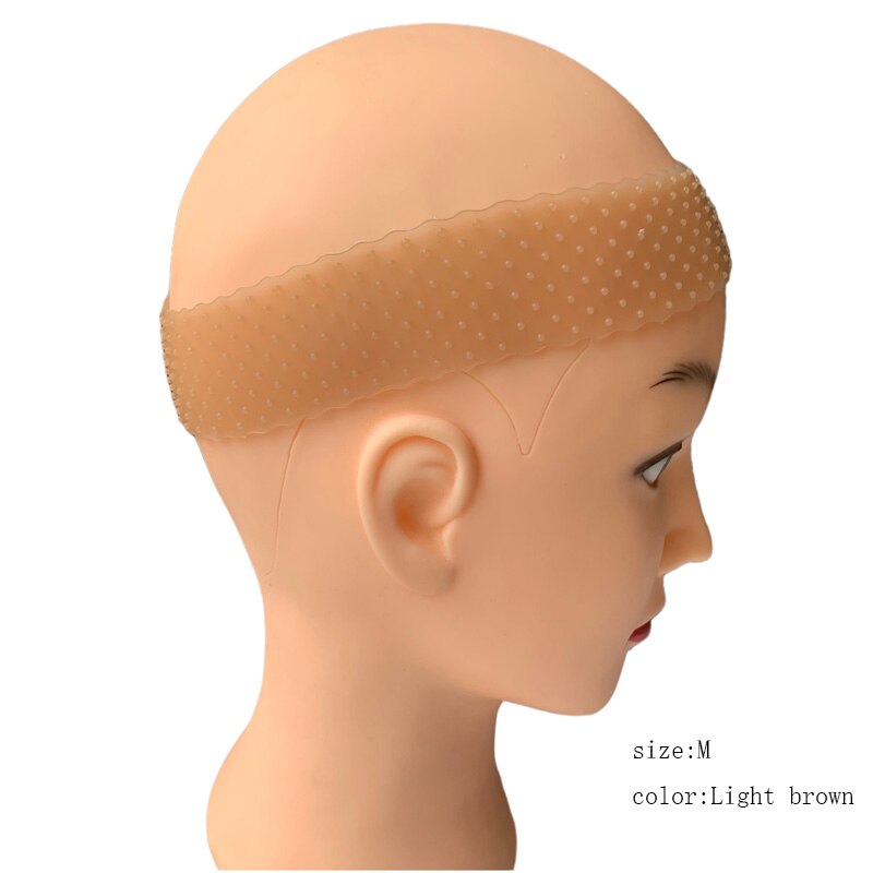 Silicone Lace Wig Grip Headband Soft Drop-Shaped Elastic Band