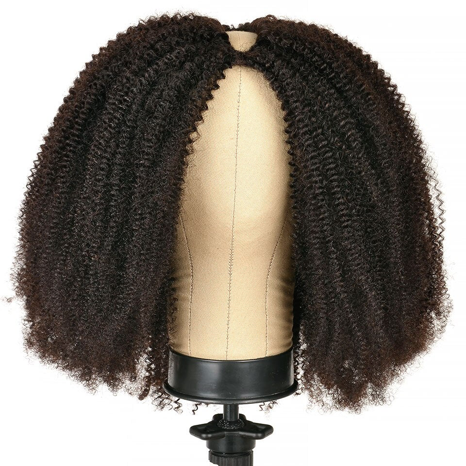 4B 4C Kinky Coily Thin Part Wig