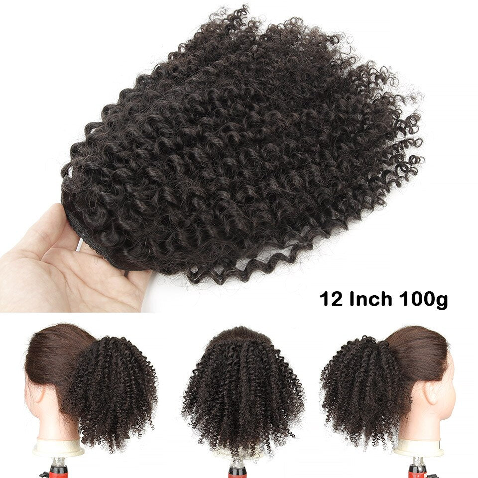 4a Kinky Curly Drawstring Ponytail