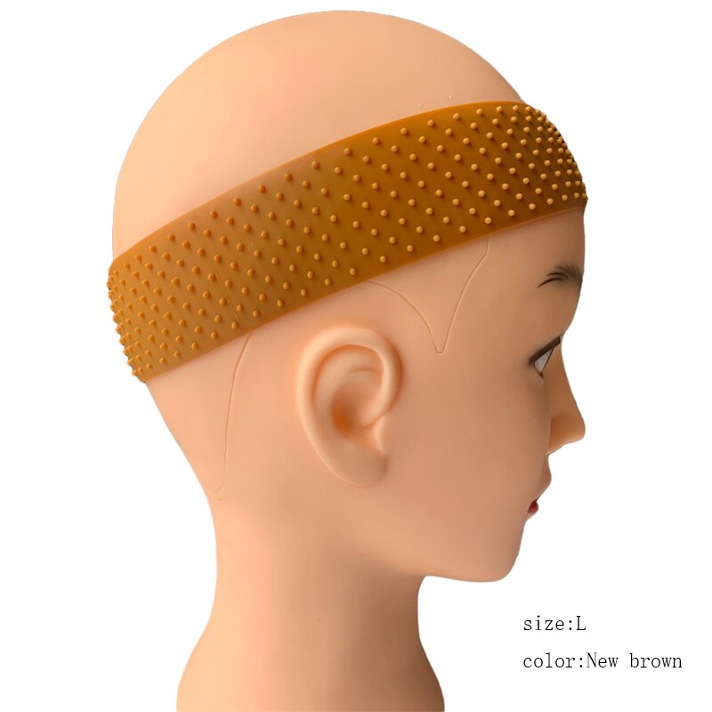 Silicone Lace Wig Grip Headband Soft Drop-Shaped Elastic Band