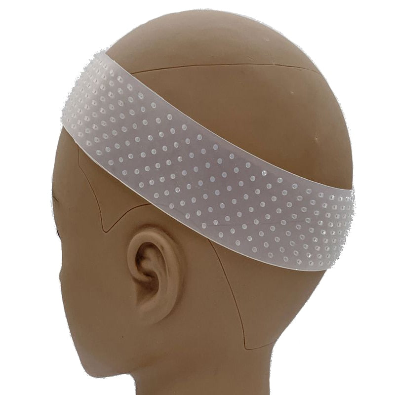 Silicone Lace Wig Grip Headband Soft Drop-Shaped Elastic Band