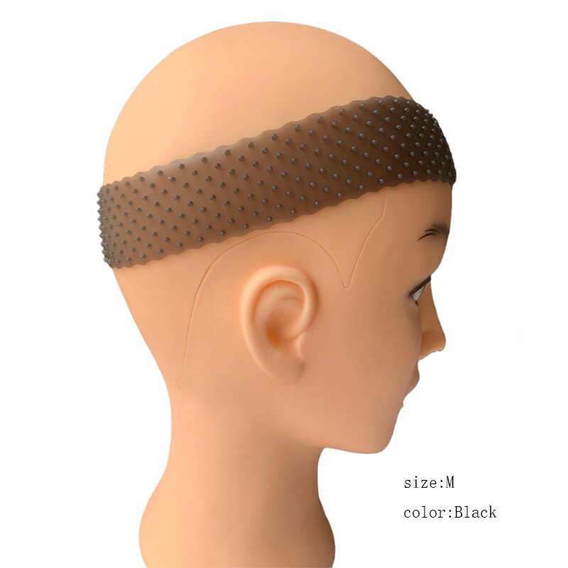 Silicone Lace Wig Grip Headband Soft Drop-Shaped Elastic Band