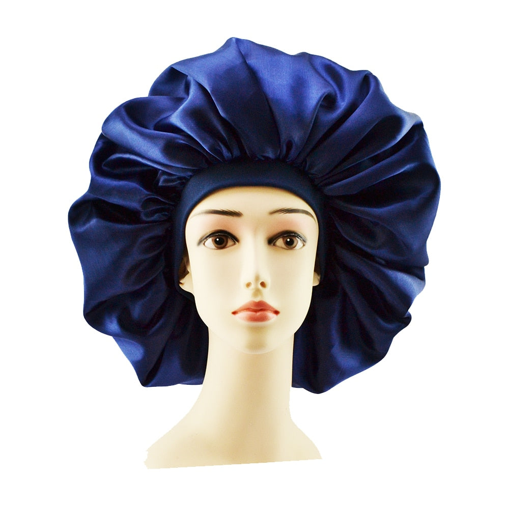 Big Size Satin Silk Hair Bonnet