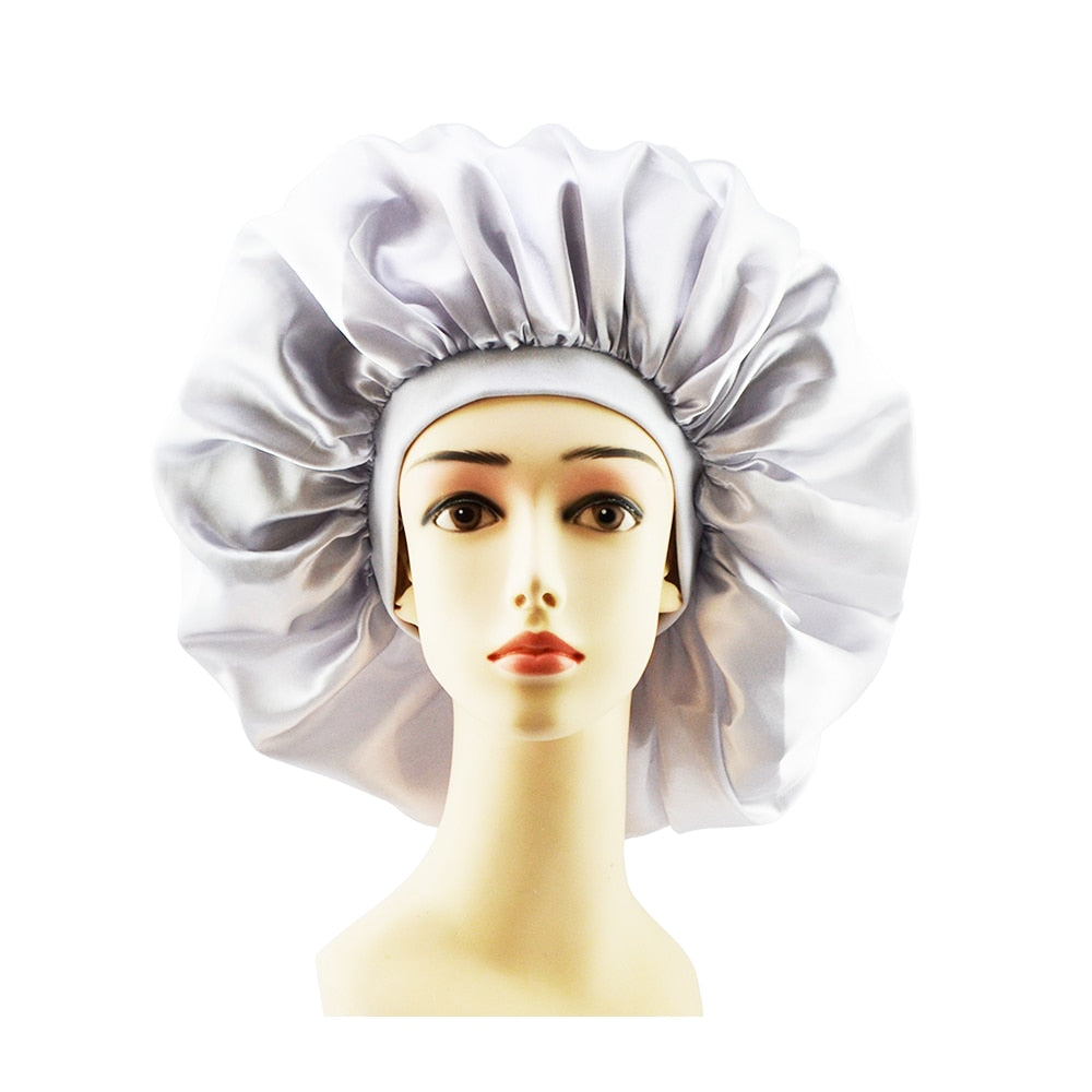 Big Size Satin Silk Hair Bonnet