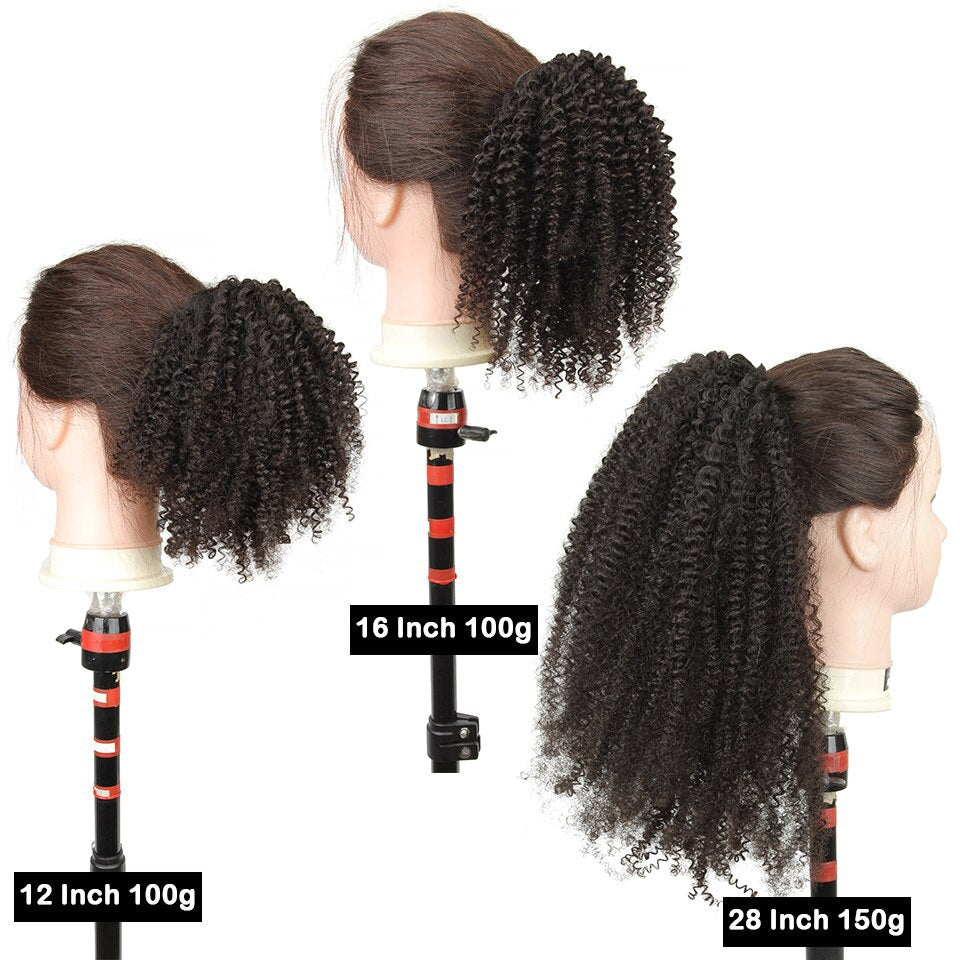 Kinky Curly Drawstring Ponytail 28inch