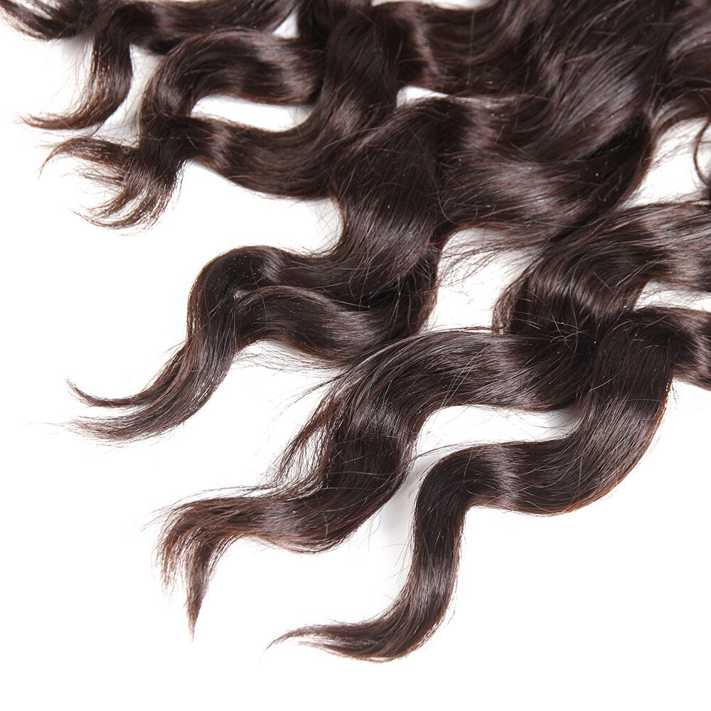 Natural Loose Wave Synthetic Hair Weave Bundles 4Pcs/Pack 16-18inch