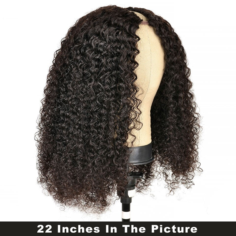 Curly Malaysian U-Part Wig