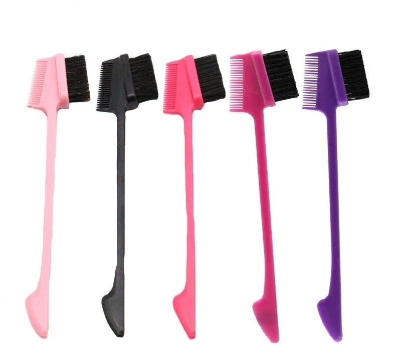 Double Sided Edge Control Brush 5PCS