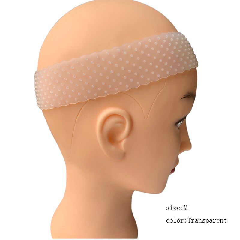 Silicone Lace Wig Grip Headband Soft Drop-Shaped Elastic Band