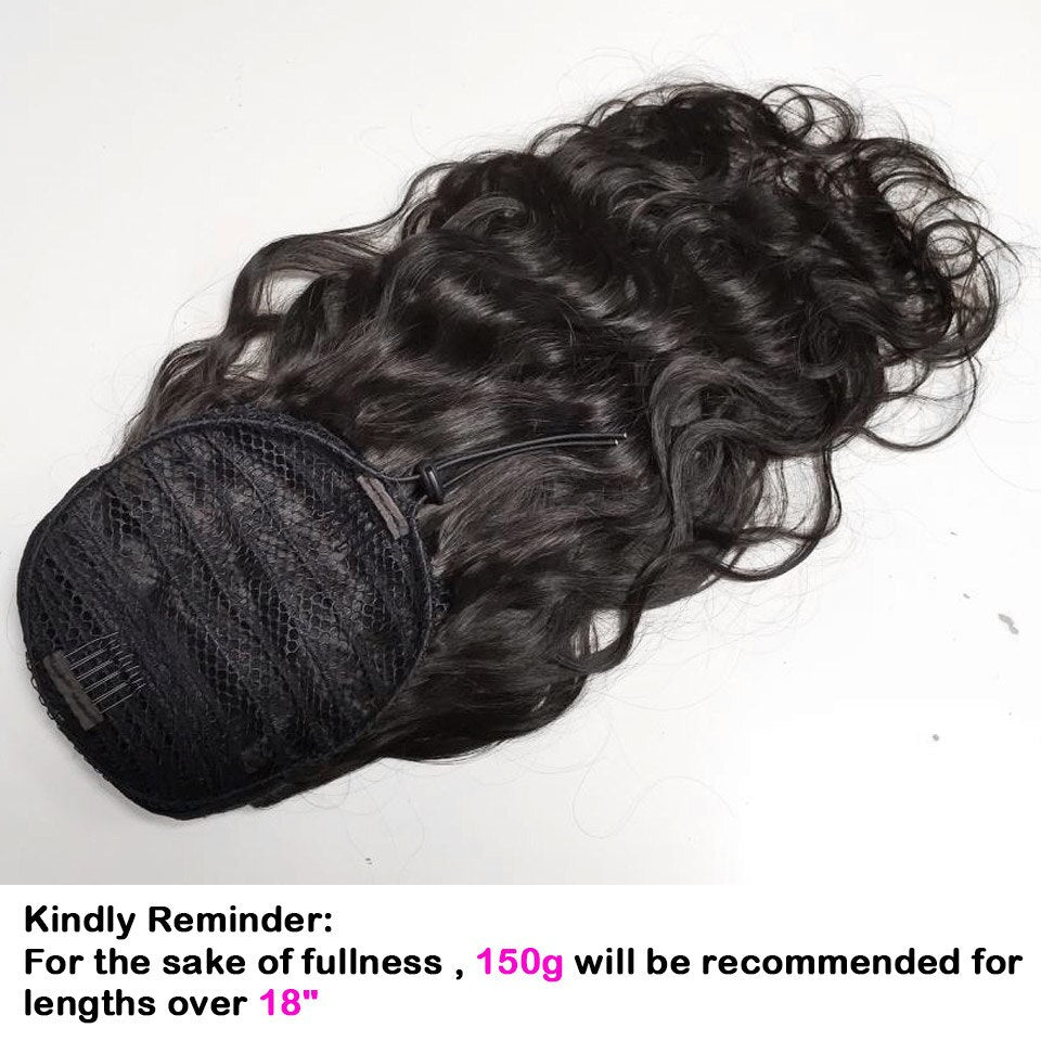 Body Wave Drawstring Brazilian Ponytail