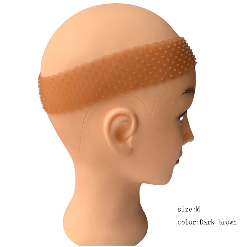 Silicone Lace Wig Grip Headband Soft Drop-Shaped Elastic Band