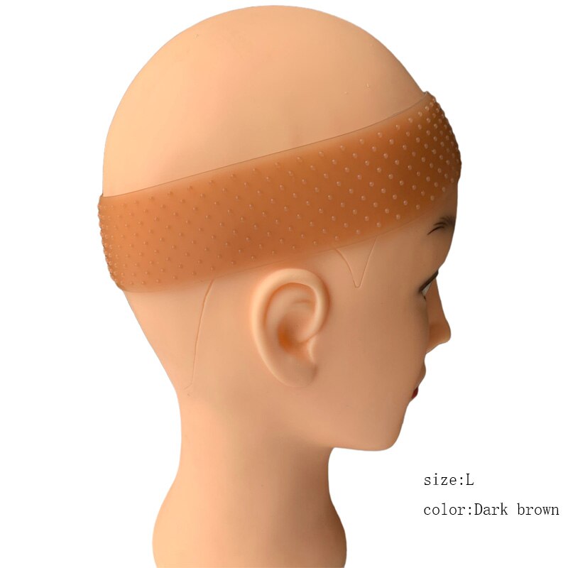 Silicone Lace Wig Grip Headband Soft Drop-Shaped Elastic Band