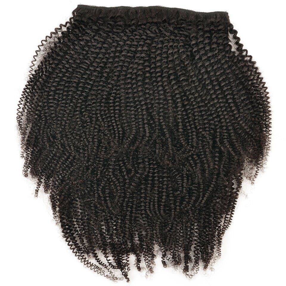 Black Hair Luv 4B 4C Kinky Coily Brazilian Virgin Hair Clip In 