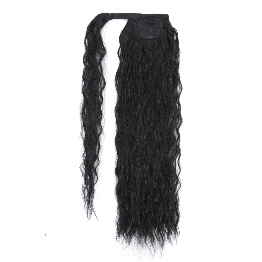 Long Natural Wave Synthetic Hair piece  Ponytail Extension