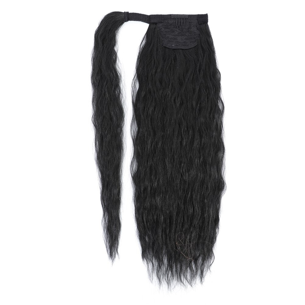 Long Natural Wave Synthetic Hair piece  Ponytail Extension