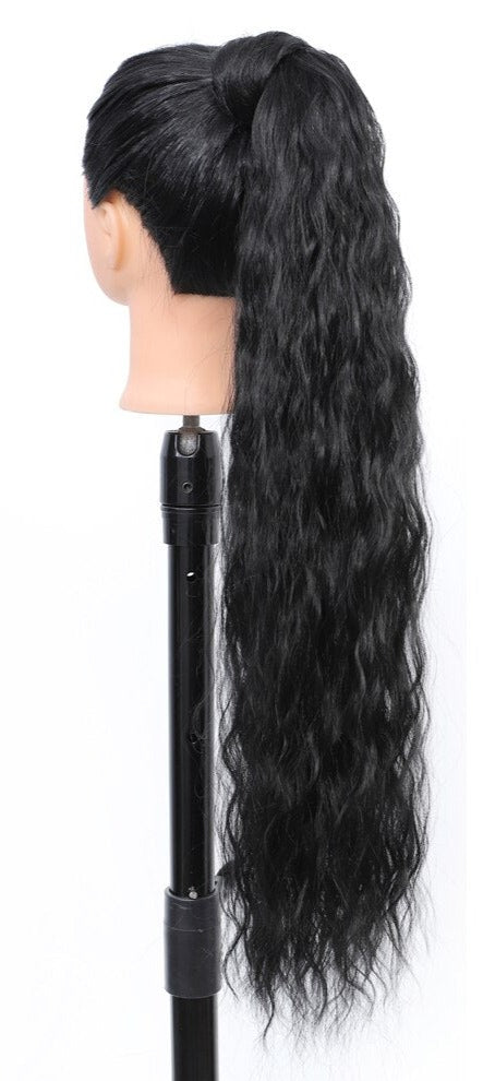 Long Natural Wave Synthetic Hair piece  Ponytail Extension