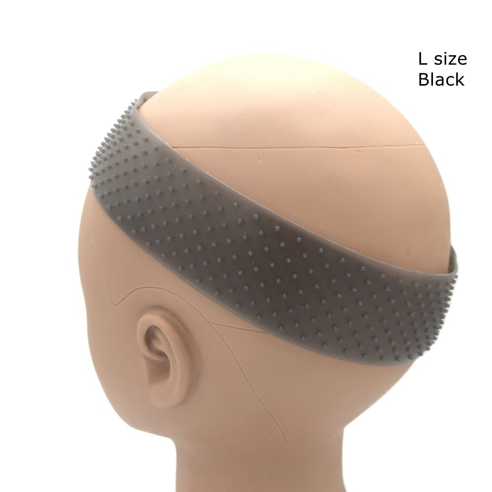 Silicone Lace Wig Grip Headband Soft Drop-Shaped Elastic Band