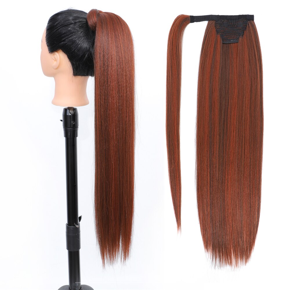 Synthetic Ponytail Hair Extension Straight Clip In Hair Tail False Hairpieces