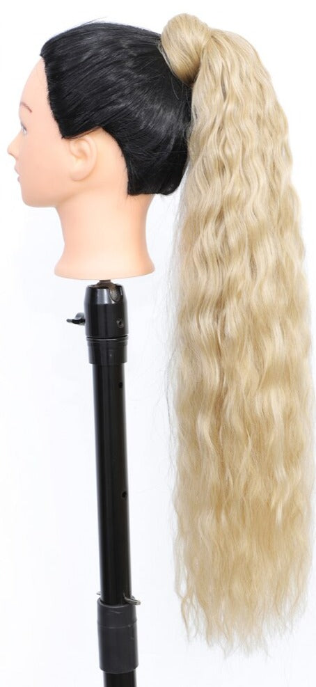 Long Natural Wave Synthetic Hair piece  Ponytail Extension