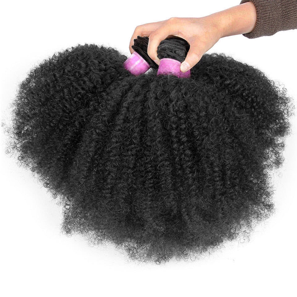 Afro Kinky Curly Virgin Human Hair Bundles